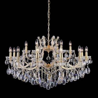 Подвесная люстра Crystal Lux Hollywood SP12+6 Gold
